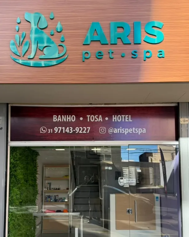 Fachada da loja Aris Pet Spa
